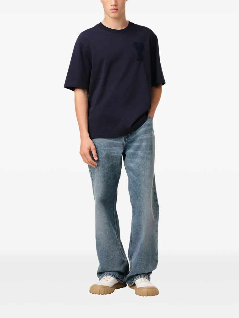 T-shirts T-shirt Ami de coeur Ami PARIS Bleu foncé Homme