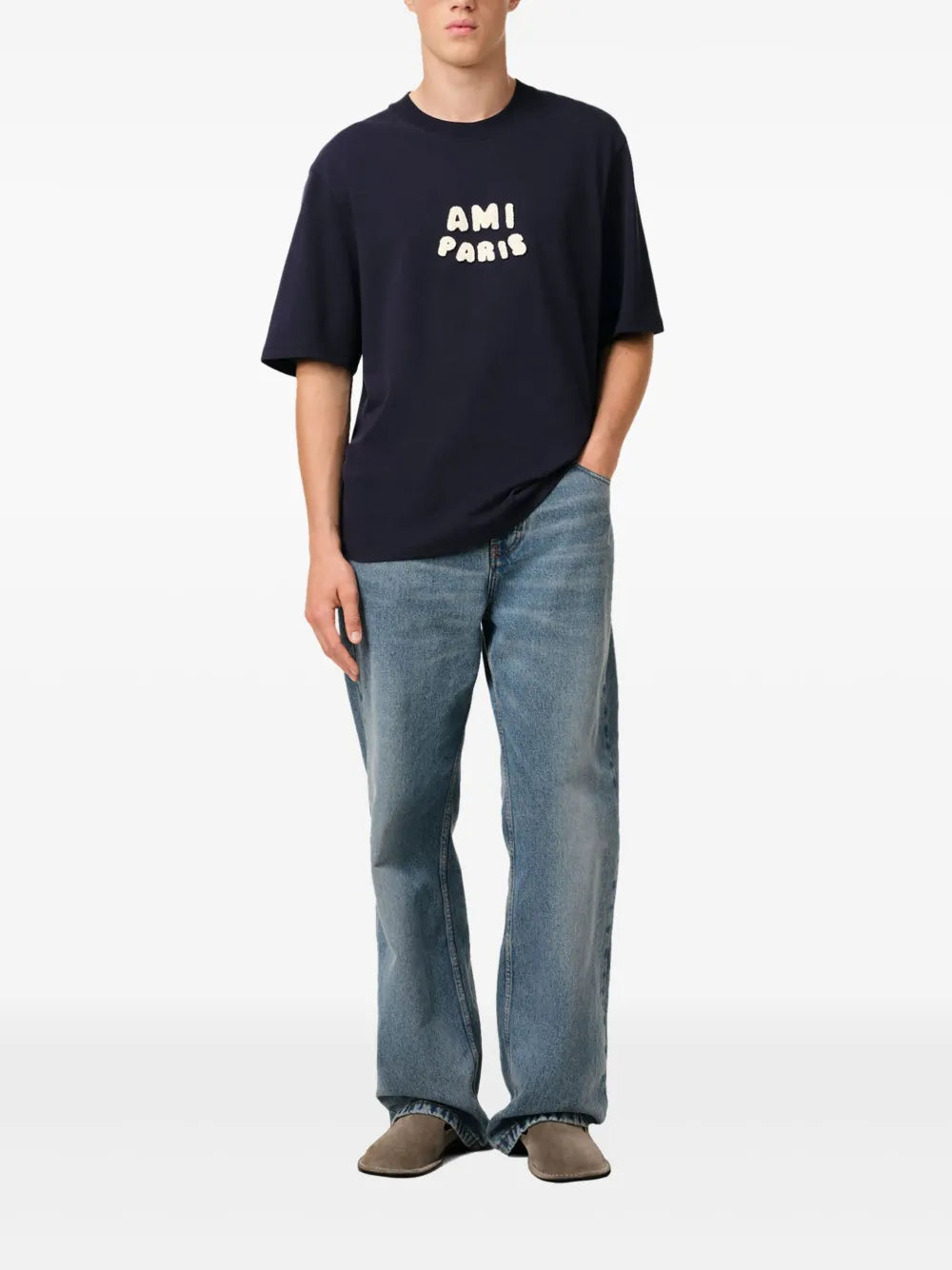 Ami Paris Patch T-Shirt AMI Paris - Women and Men – myCompañero