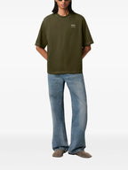 T-Shirts Alexandre Mattiussi T-Shirt Ami PARIS Khaki Homme