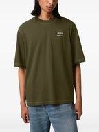 T-Shirts Alexandre Mattiussi T-Shirt Ami PARIS Khaki Homme