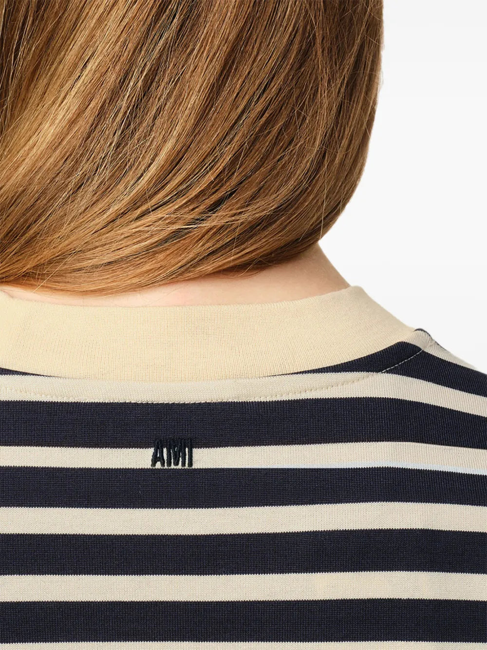 T-shirts Striped T-shirt Ami PARIS Dark blue Unisex