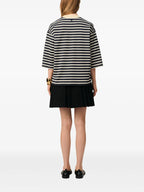 T-shirts Striped T-shirt Ami PARIS Dark blue Unisex