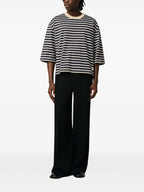 T-shirts Striped T-shirt Ami PARIS Dark blue Unisex