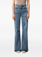 Hosen Ausstellung Jeans Ami PARIS Blau Femme