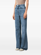 Hosen Ausstellung Jeans Ami PARIS Blau Femme