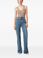 Hosen Ausstellung Jeans Ami PARIS Blau Femme