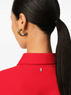 Vestidos Vestido Camisa en Lana Ami PARIS Rojo Femme