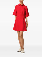 Vestidos Vestido Camisa en Lana Ami PARIS Rojo Femme