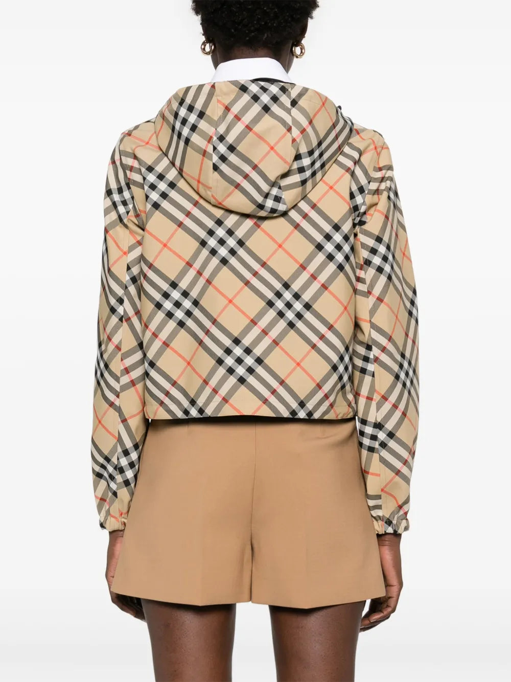 Vestes Veste réversible à carreaux Burberry Beige Femme