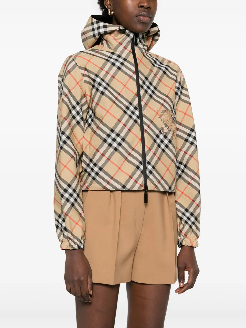 Vestes Veste réversible à carreaux Burberry Beige Femme