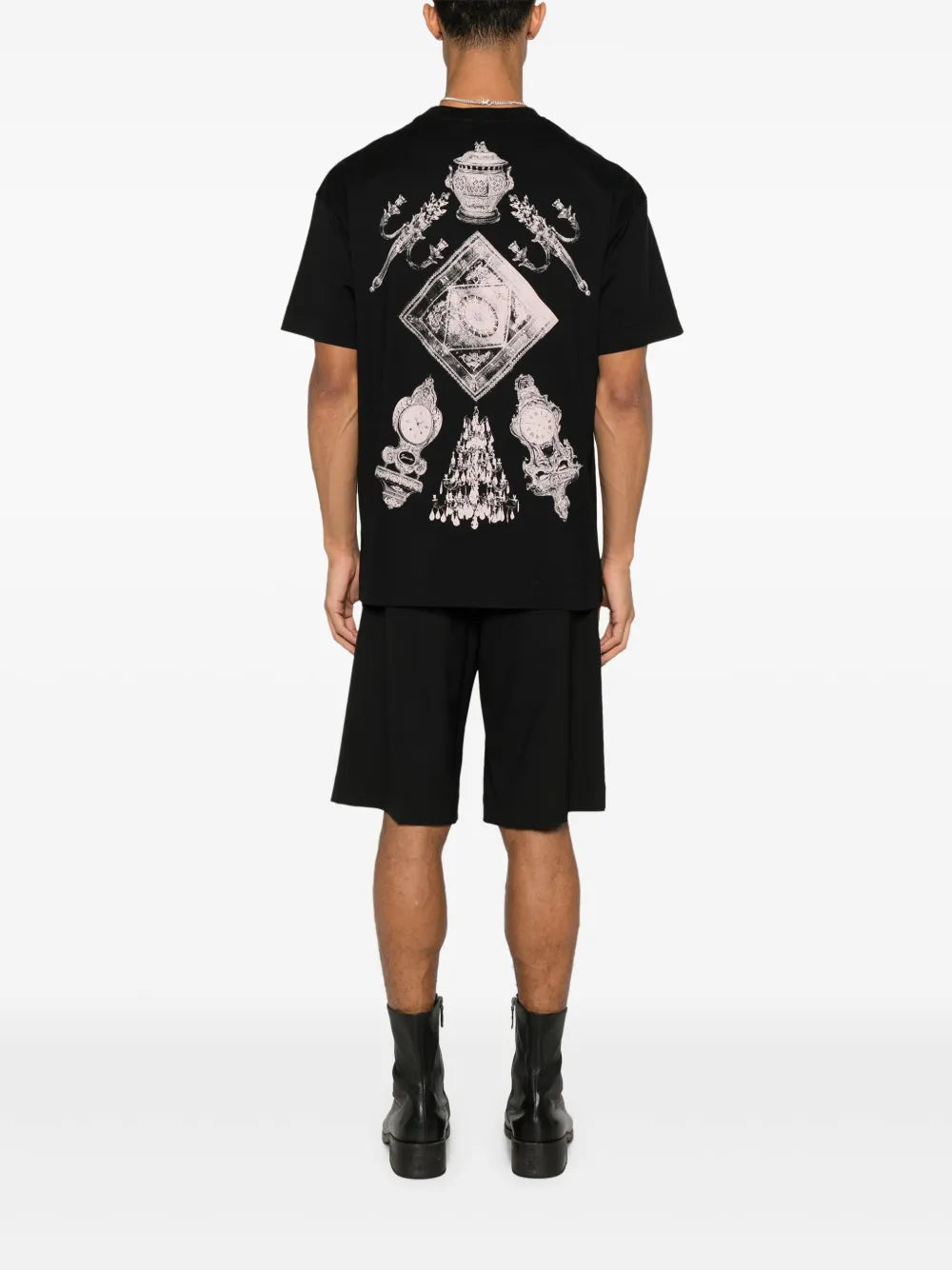 T-Shirts Bedrucktes T-Shirt Givenchy Schwarz Herren