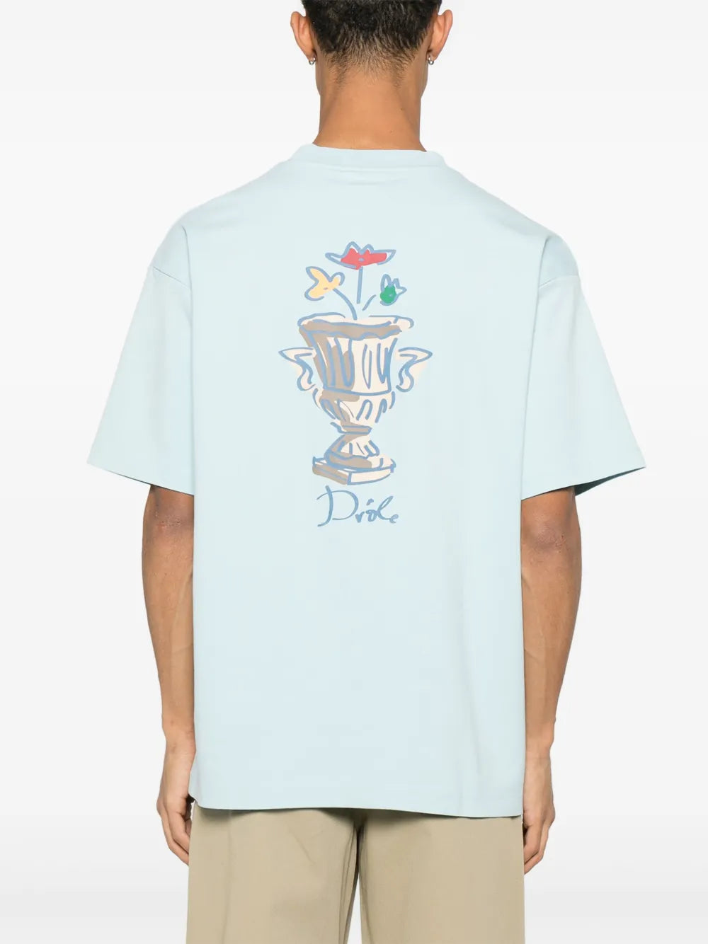 T-shirts Vase T-shirt Drole De Monsieur Blue Homme