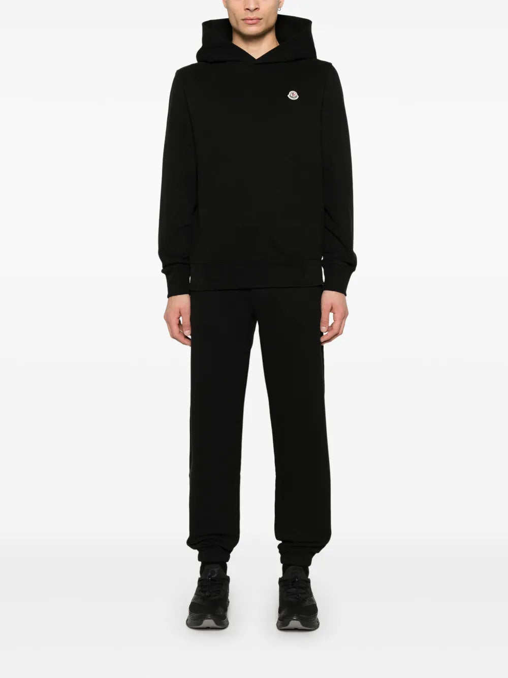 Hosen Logo Jogginghose Moncler Schwarz Homme