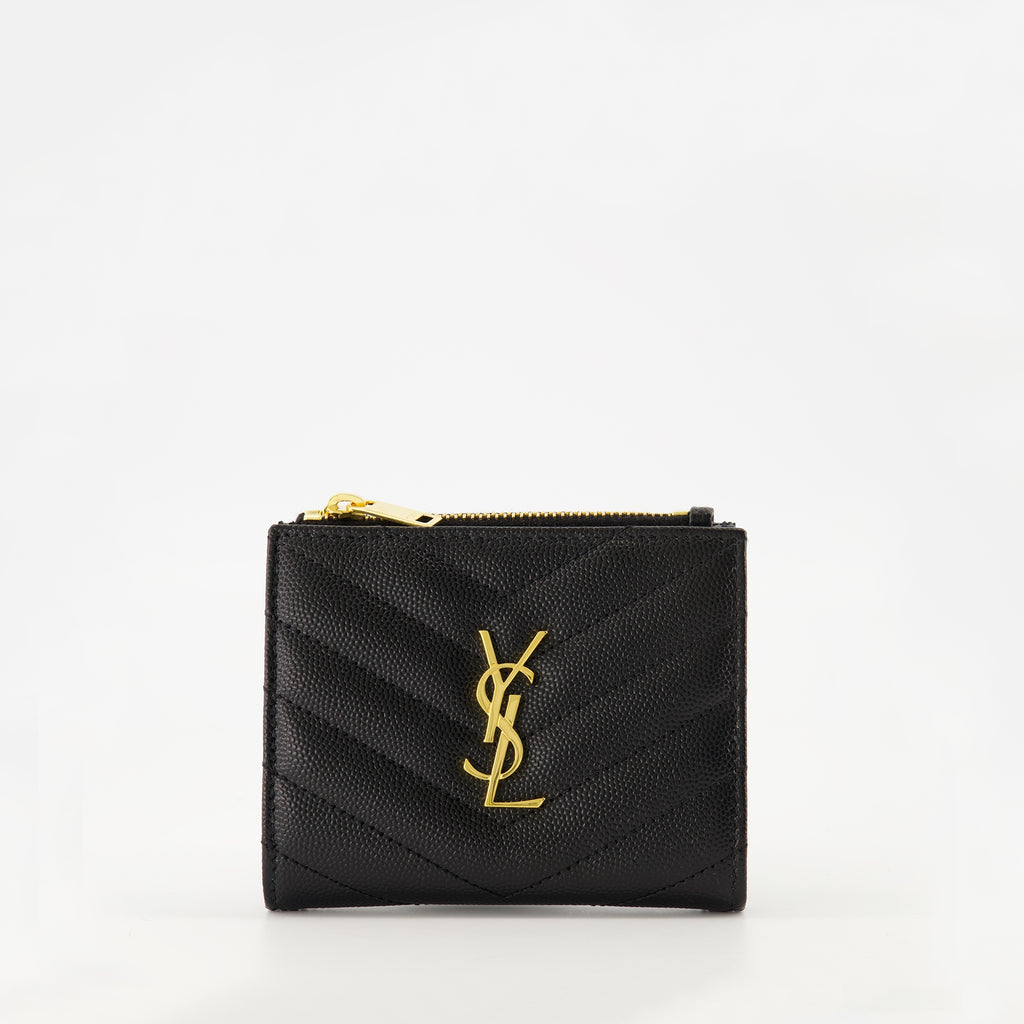 Image of the Cassandre wallet from the Saint Laurent brand for Women - Autumn-Winter 2025 - Front View