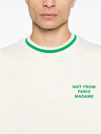 Knitwear Slogan Sweatshirt Drole De Monsieur White Homme