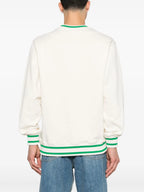 Knitwear Slogan Sweatshirt Drole De Monsieur White Homme