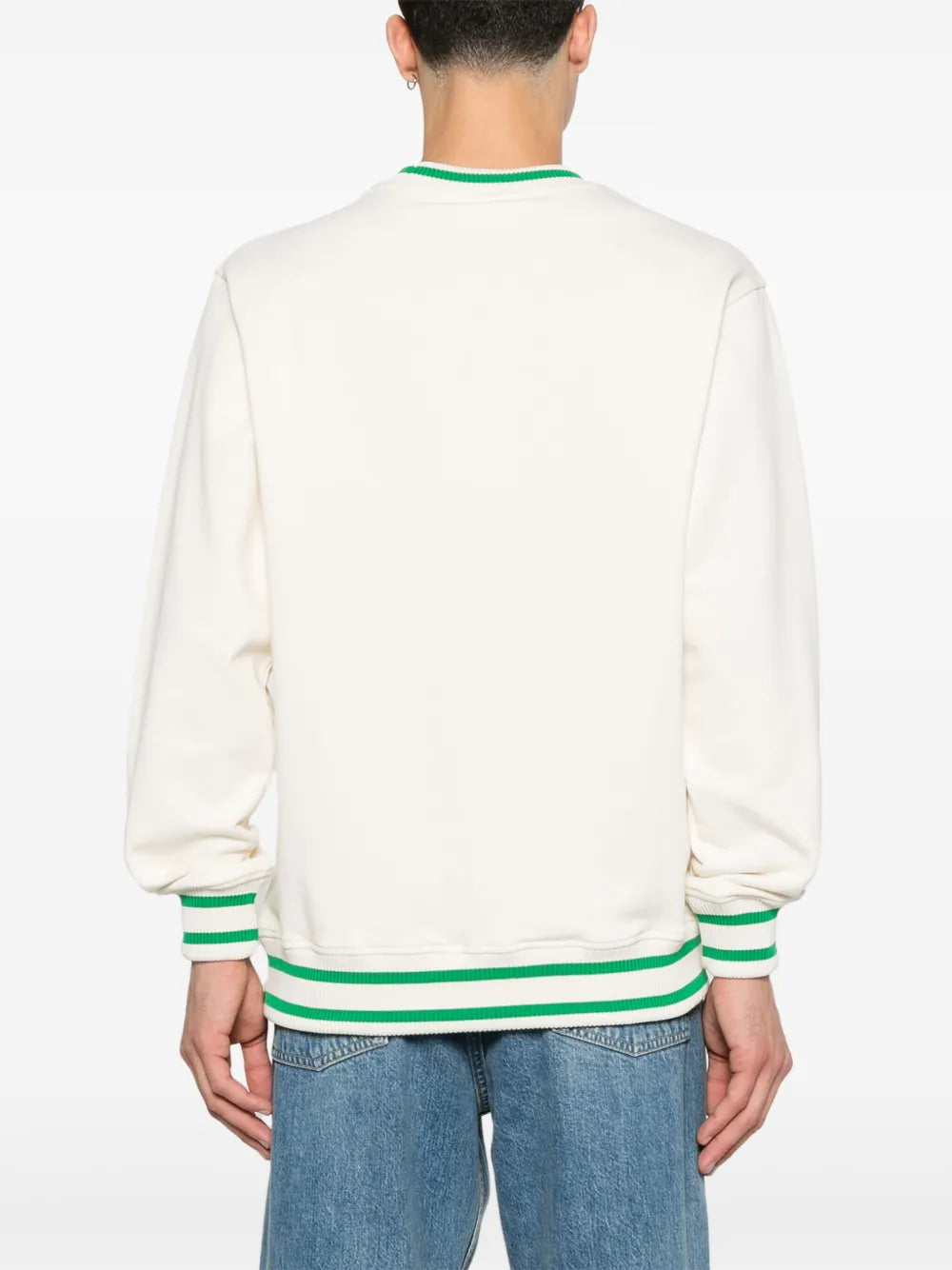Knitwear Slogan Sweatshirt Drole De Monsieur White Homme