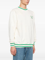 Knitwear Slogan Sweatshirt Drole De Monsieur White Homme