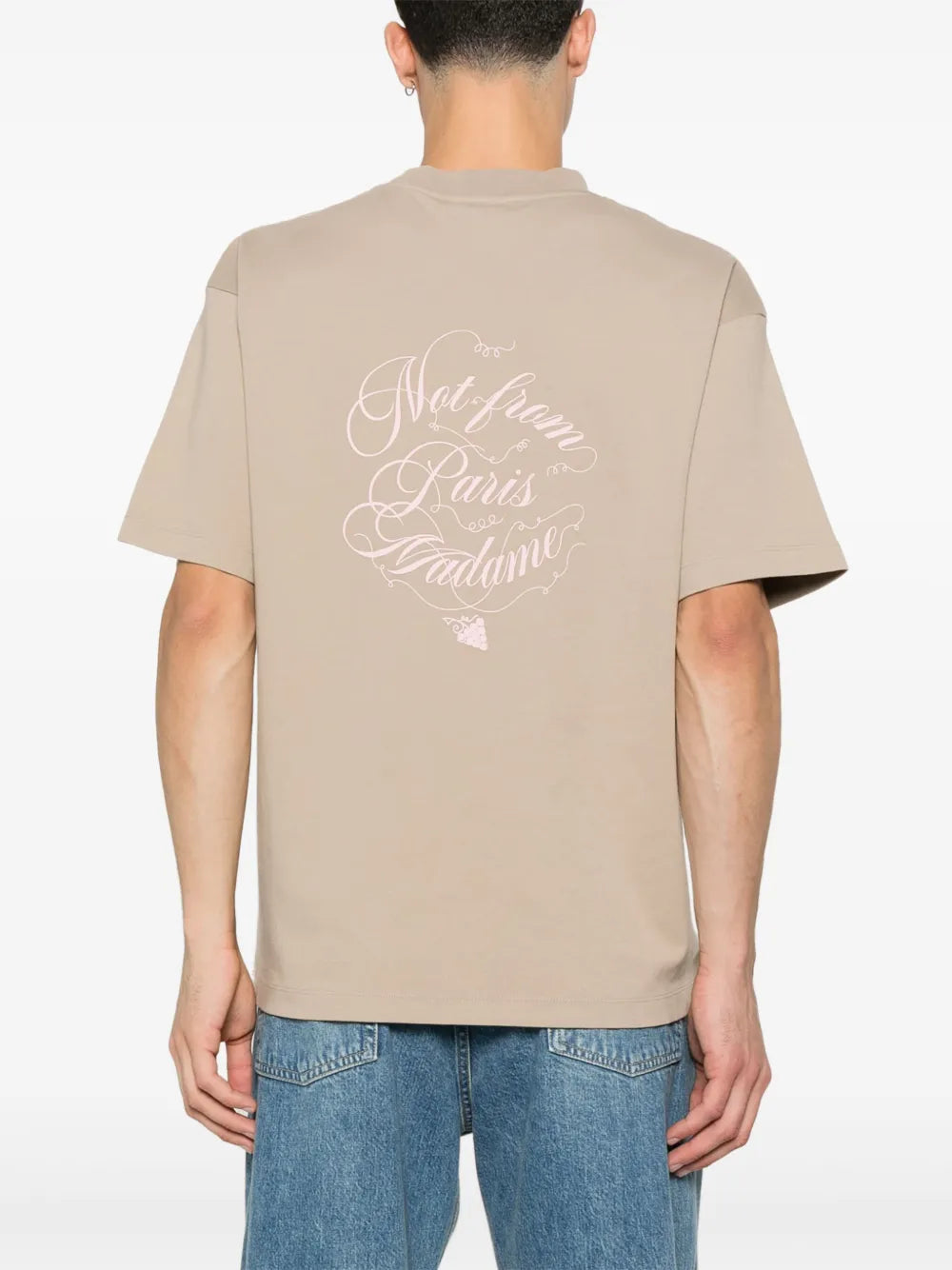 T-shirts T-shirt slogan vignes Drole De Monsieur Beige Homme