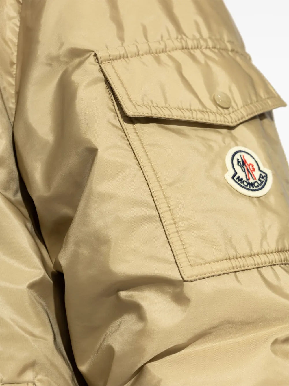 Chaquetas Chaqueta con Capucha Evettes Moncler Beige Homme