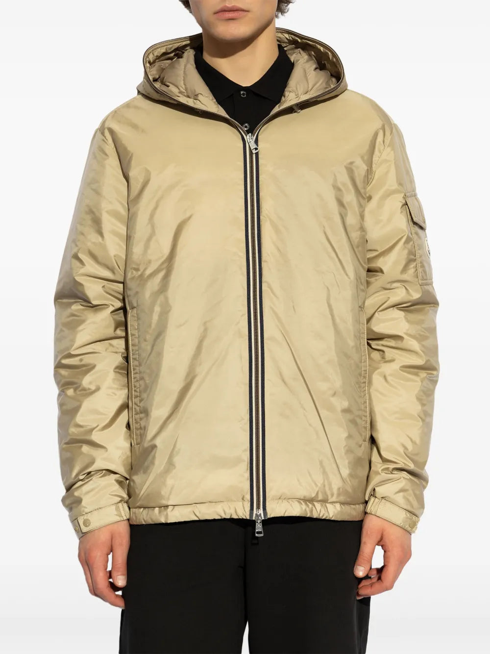 Giacche Giacca con Cappuccio Evettes Moncler Beige Homme
