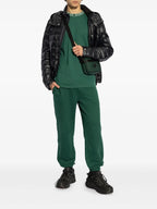 Coats Lauros Quilted Down Jacket Moncler Dark blue Homme