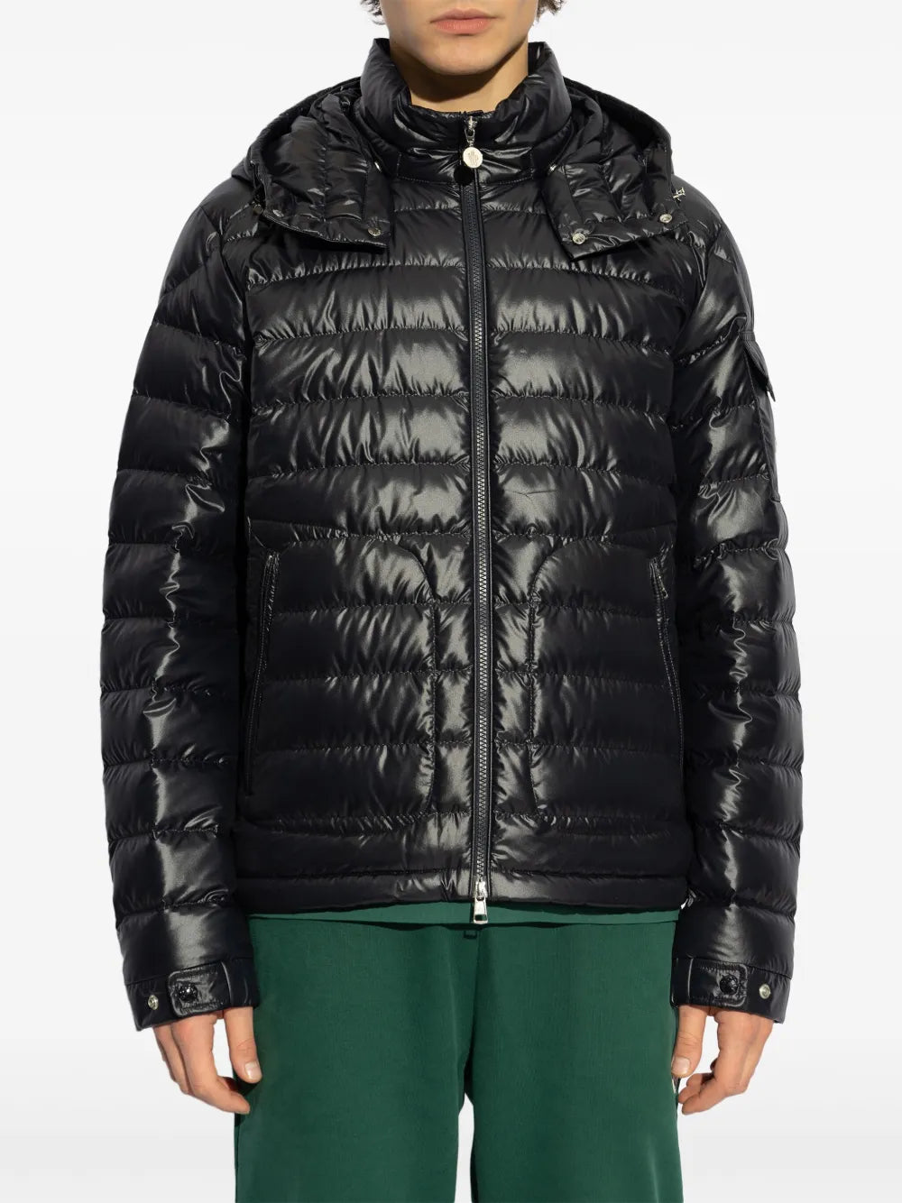 Coats Lauros Quilted Down Jacket Moncler Dark blue Homme
