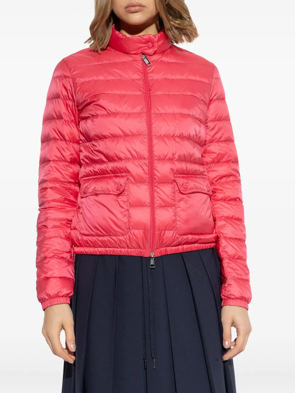 Casacos Casaco de Plumas Lans Moncler Rosa Femme
