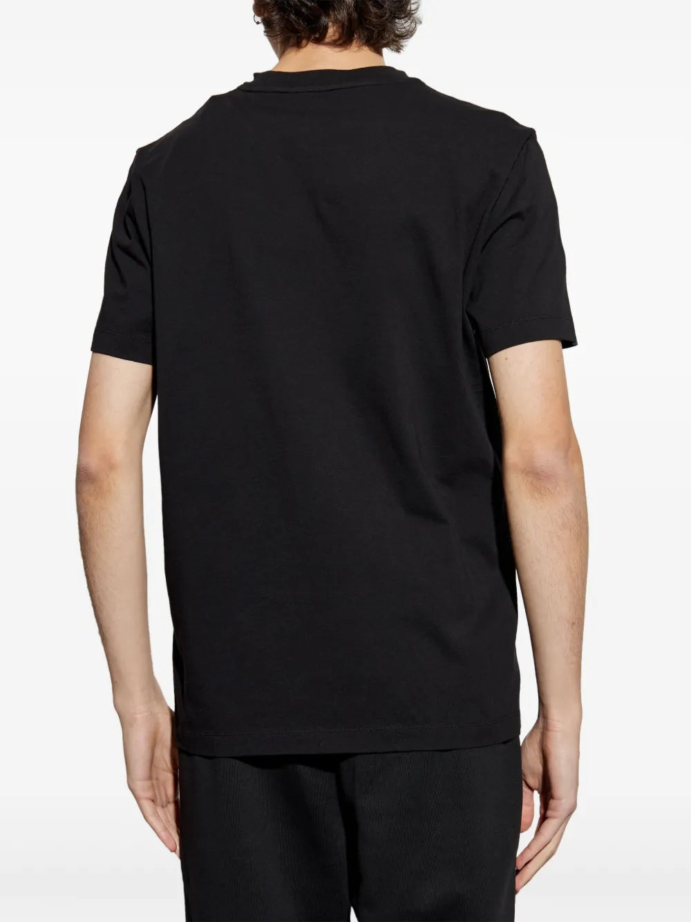 T-Shirts Verschwommenes Logo T-Shirt Moncler Schwarz Homme