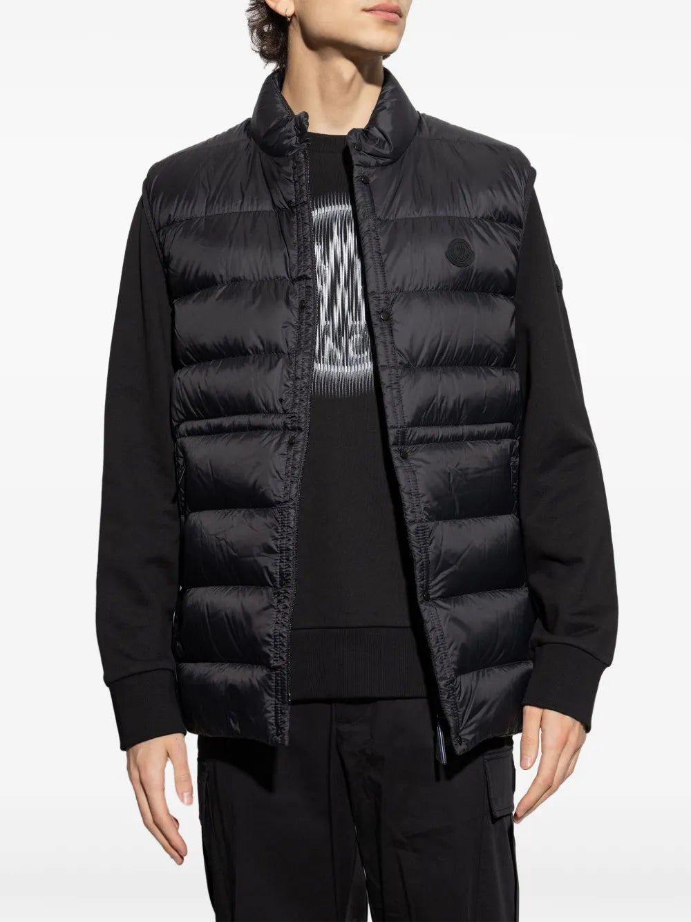 Jackets Plaret Sleeveless Puffer Moncler Black Homme