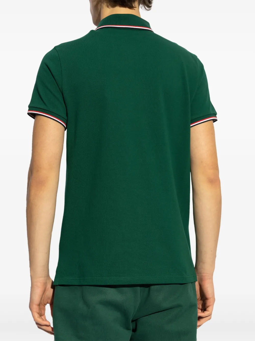 Polo shirts Logo Polo Moncler Green Homme
