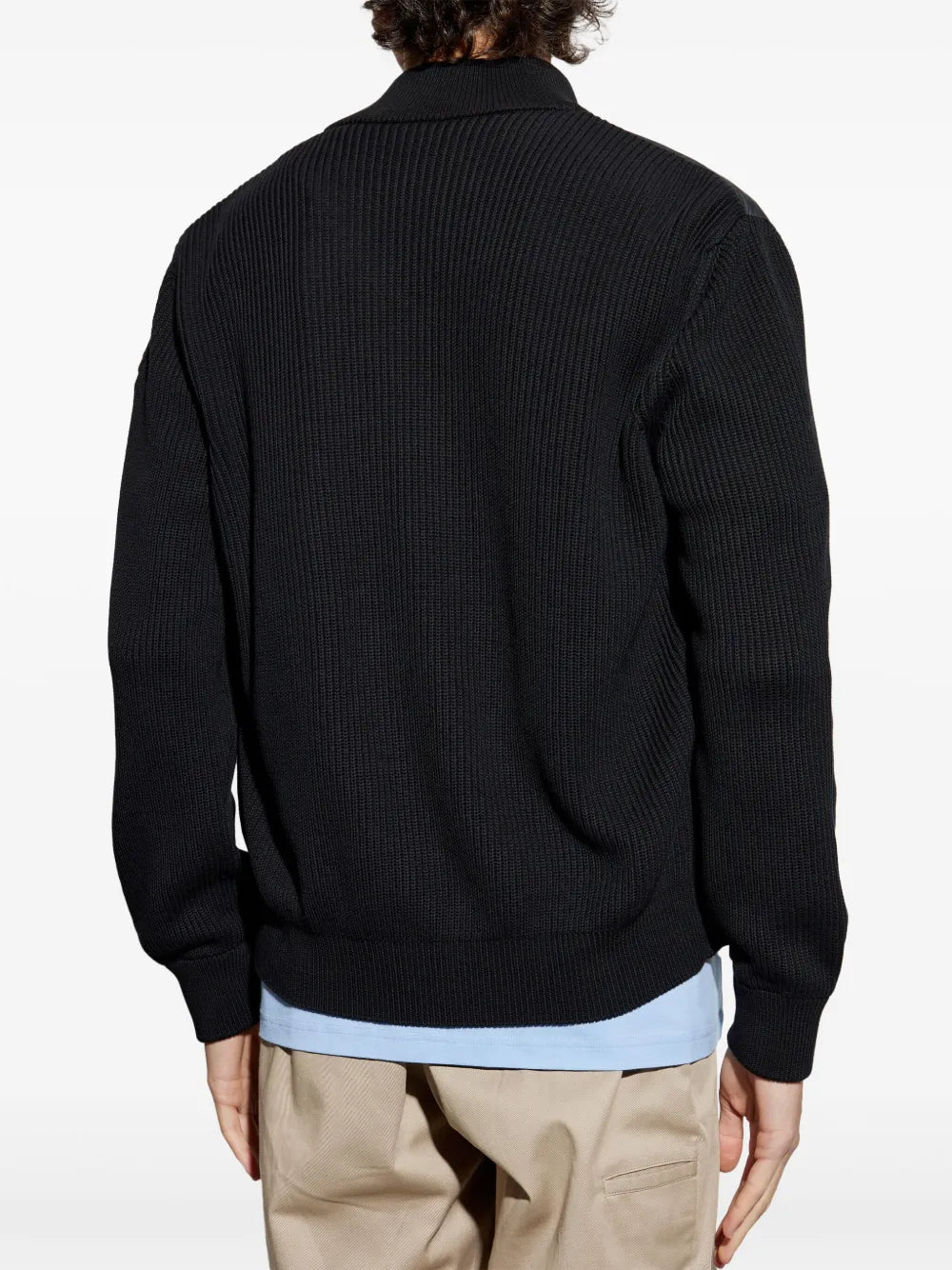 Vestes Veste bi-matière Moncler Noir Homme