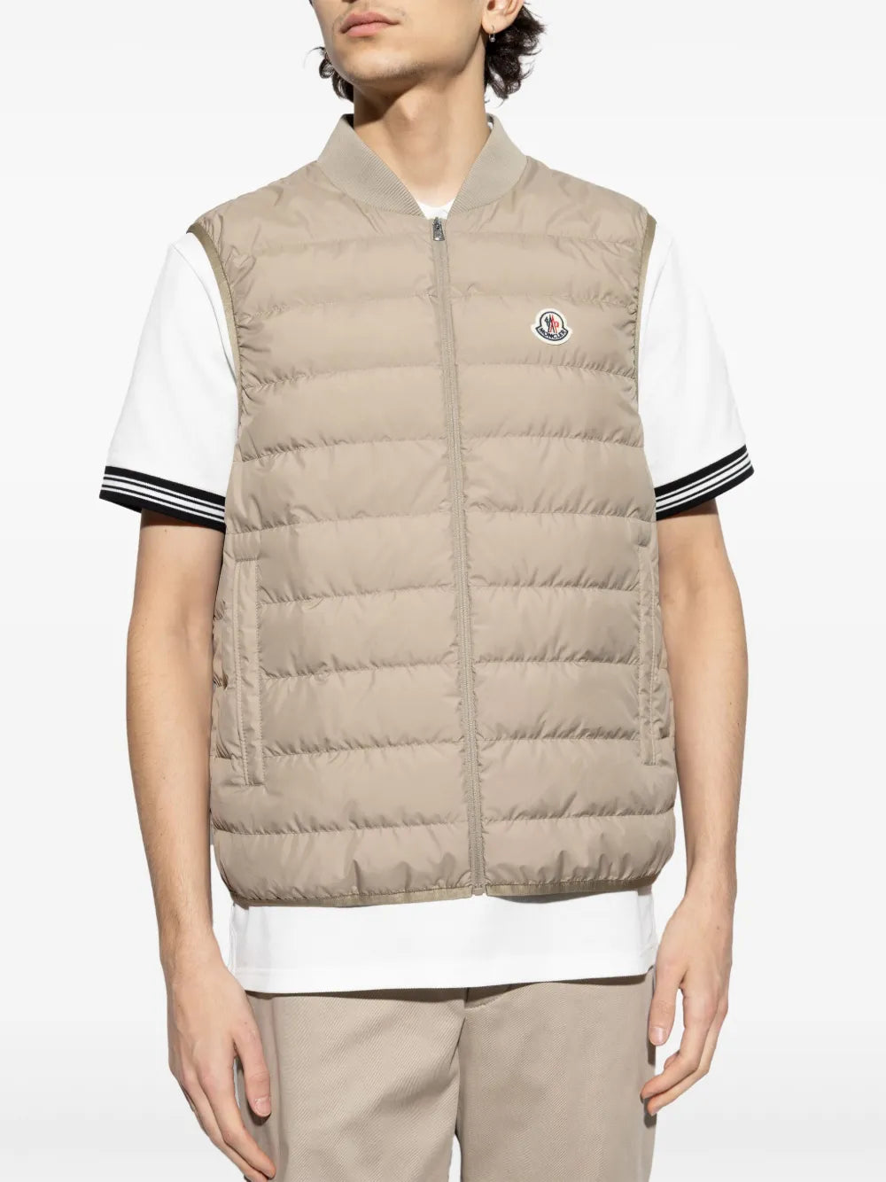 ジャケット ヴェルネイ removable ジャケット Moncler ベージュ Homme