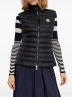 Chaquetas Chaqueta de plumas sin mangas Igens Moncler Negro Femme