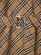Abiti Abito Camicia a Quadri Burberry Beige Femme