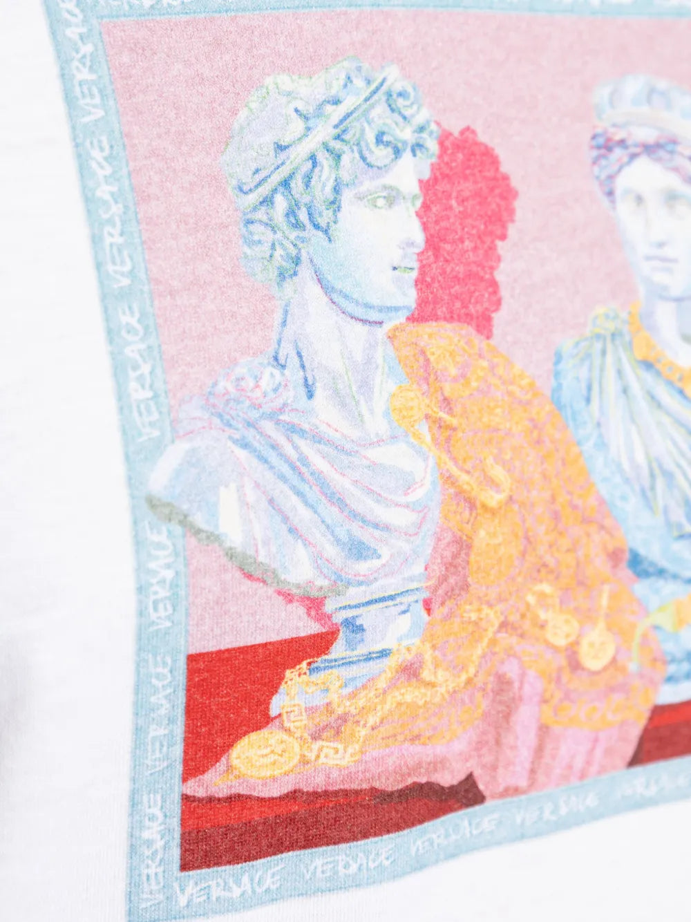 T-shirts T-shirt imprimé Versace Blanc Homme