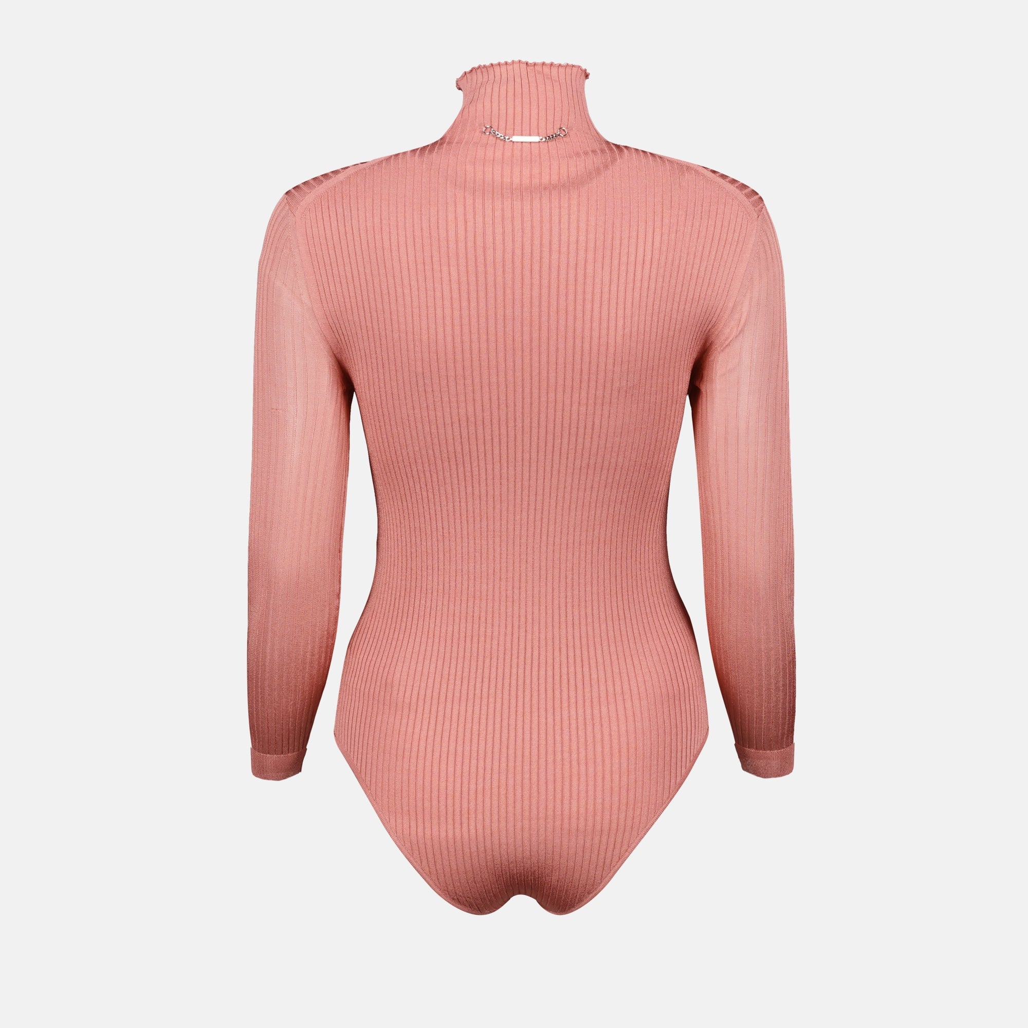 Tops High Neck Bodysuit Fendi Pink Femme