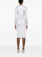 Robes Robe La Coupe des Dieux Versace Argenté Femme