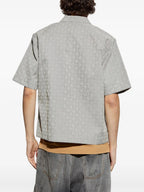 Chaquetas Chaqueta Camisa con Cierre Givenchy Gris Hombres