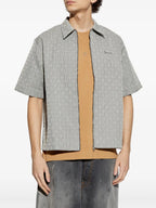 Chaquetas Chaqueta Camisa con Cierre Givenchy Gris Hombres