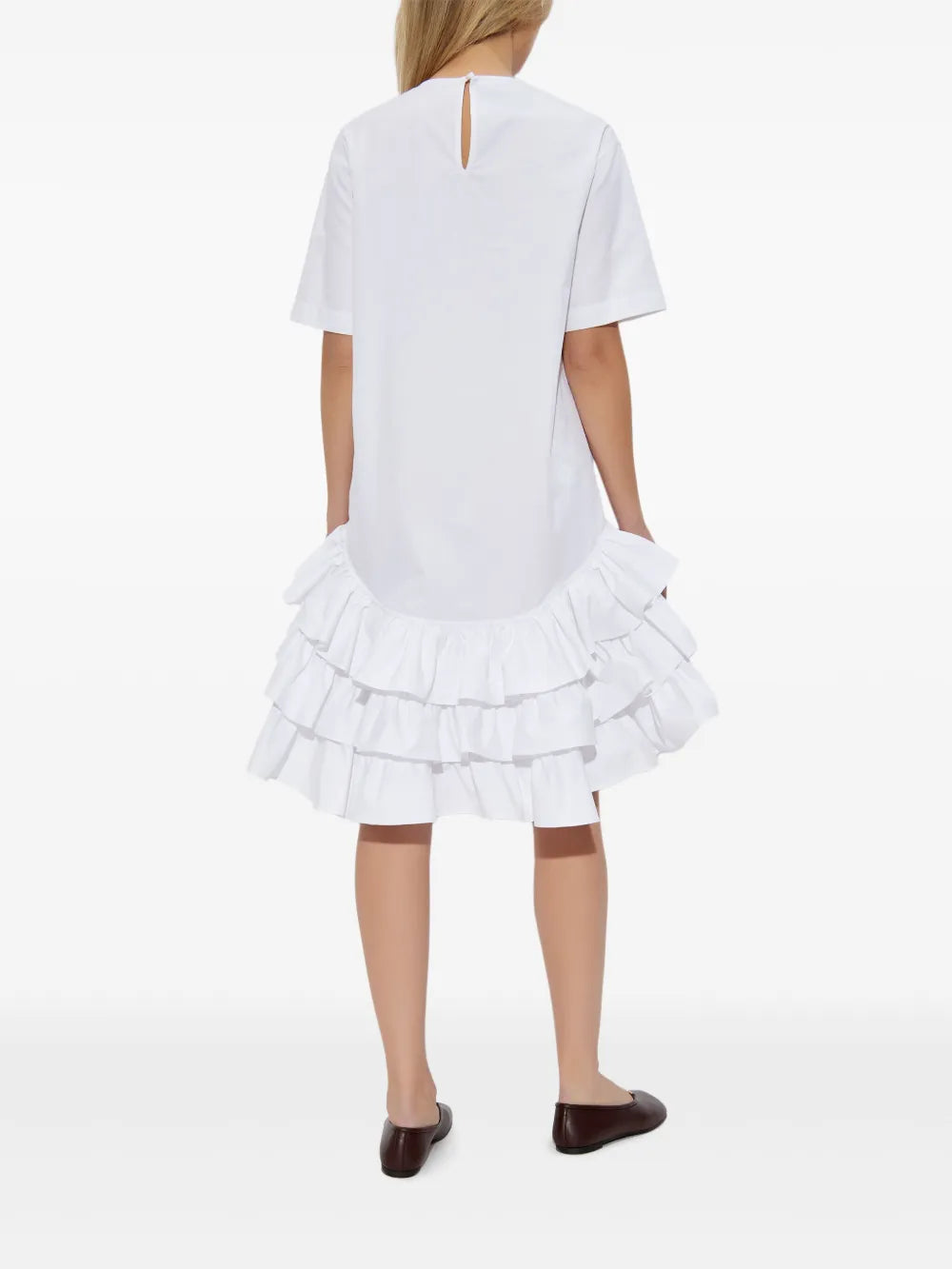 Abiti Abito a Volant Moschino Bianco Femme