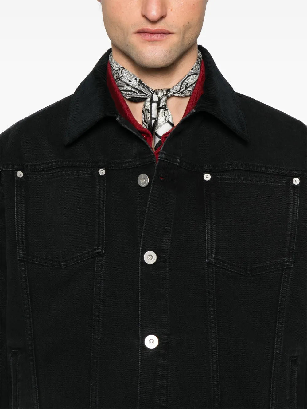 Giacche Giacca di Jeans Drole De Monsieur Nero Homme