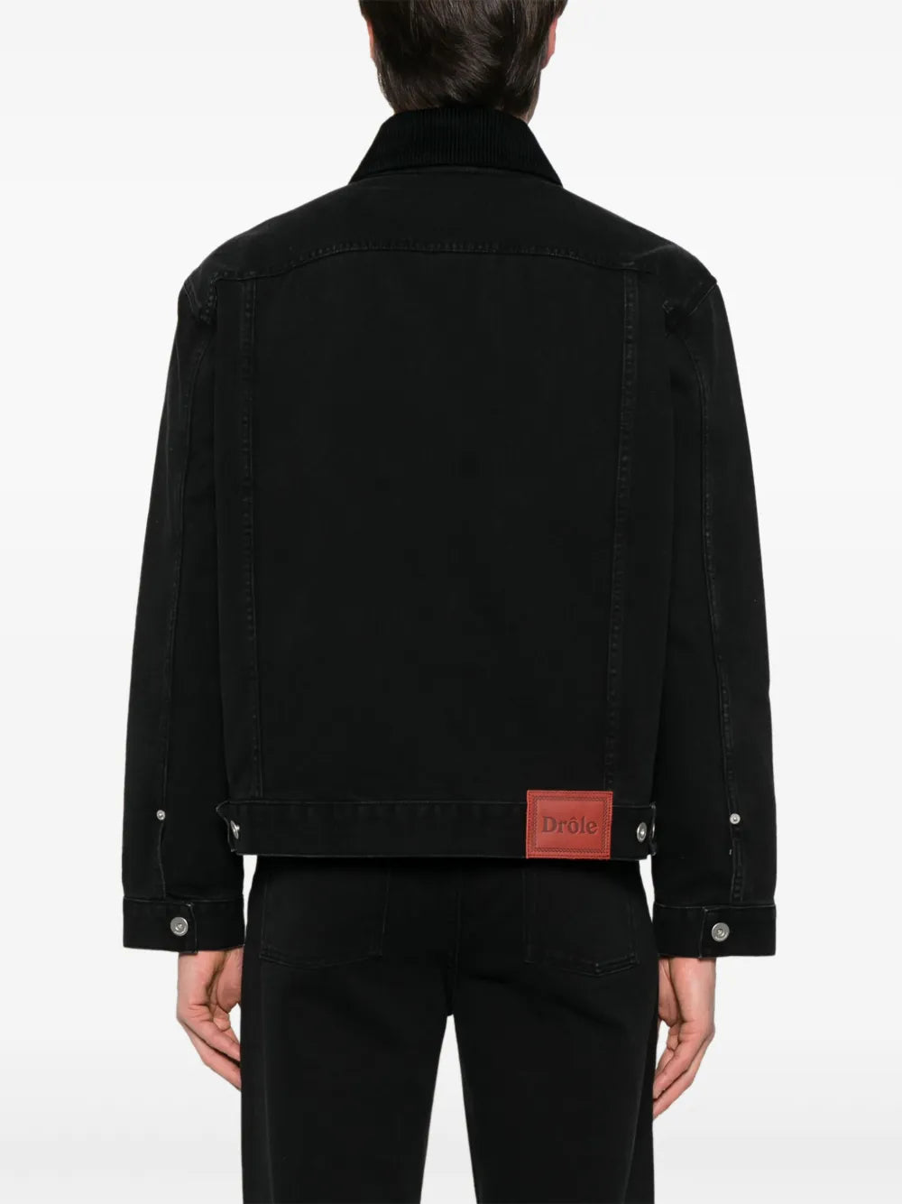 Giacche Giacca di Jeans Drole De Monsieur Nero Homme