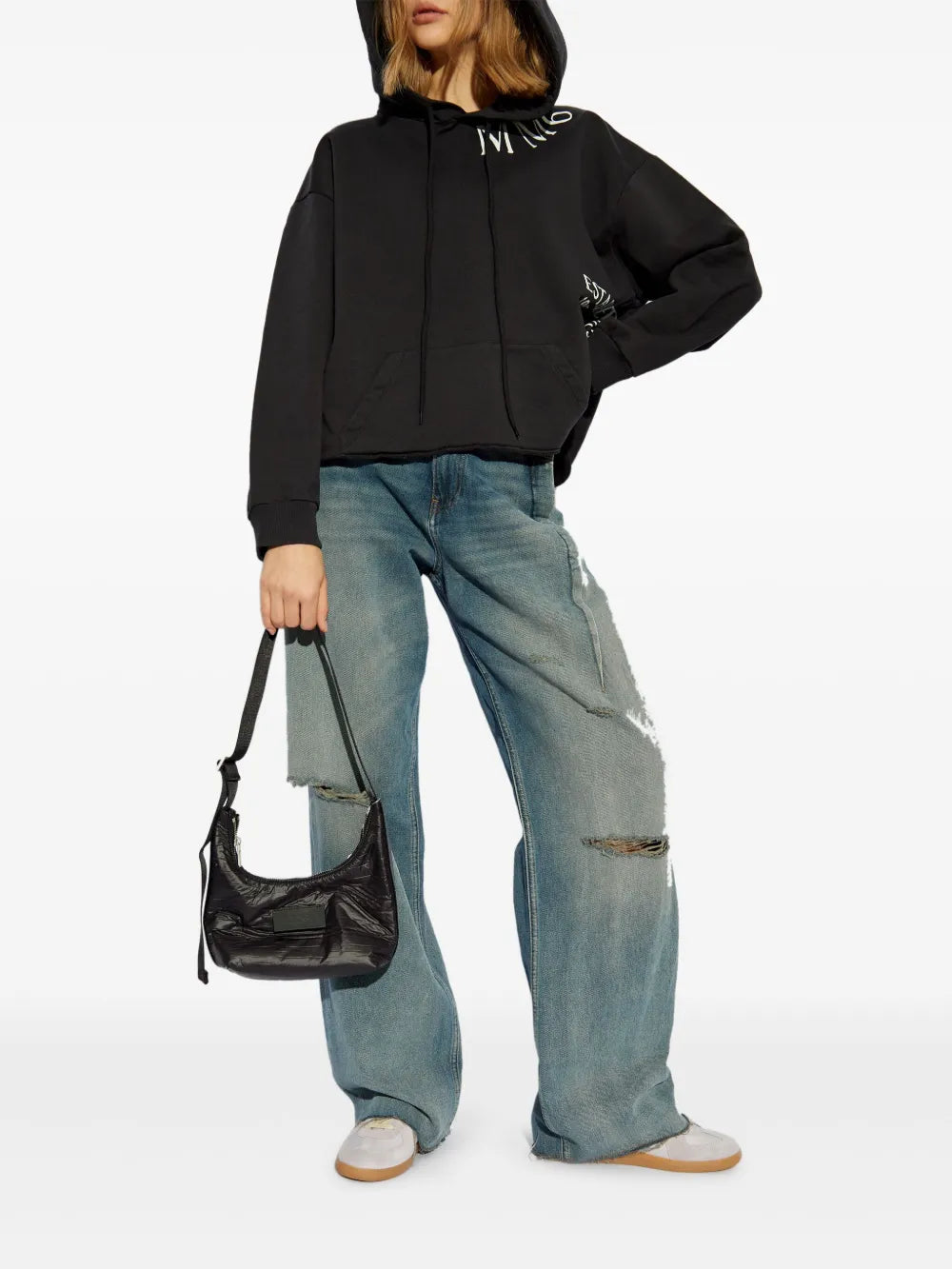 Felpe Felpa Numeric Mm6 Nero Femme