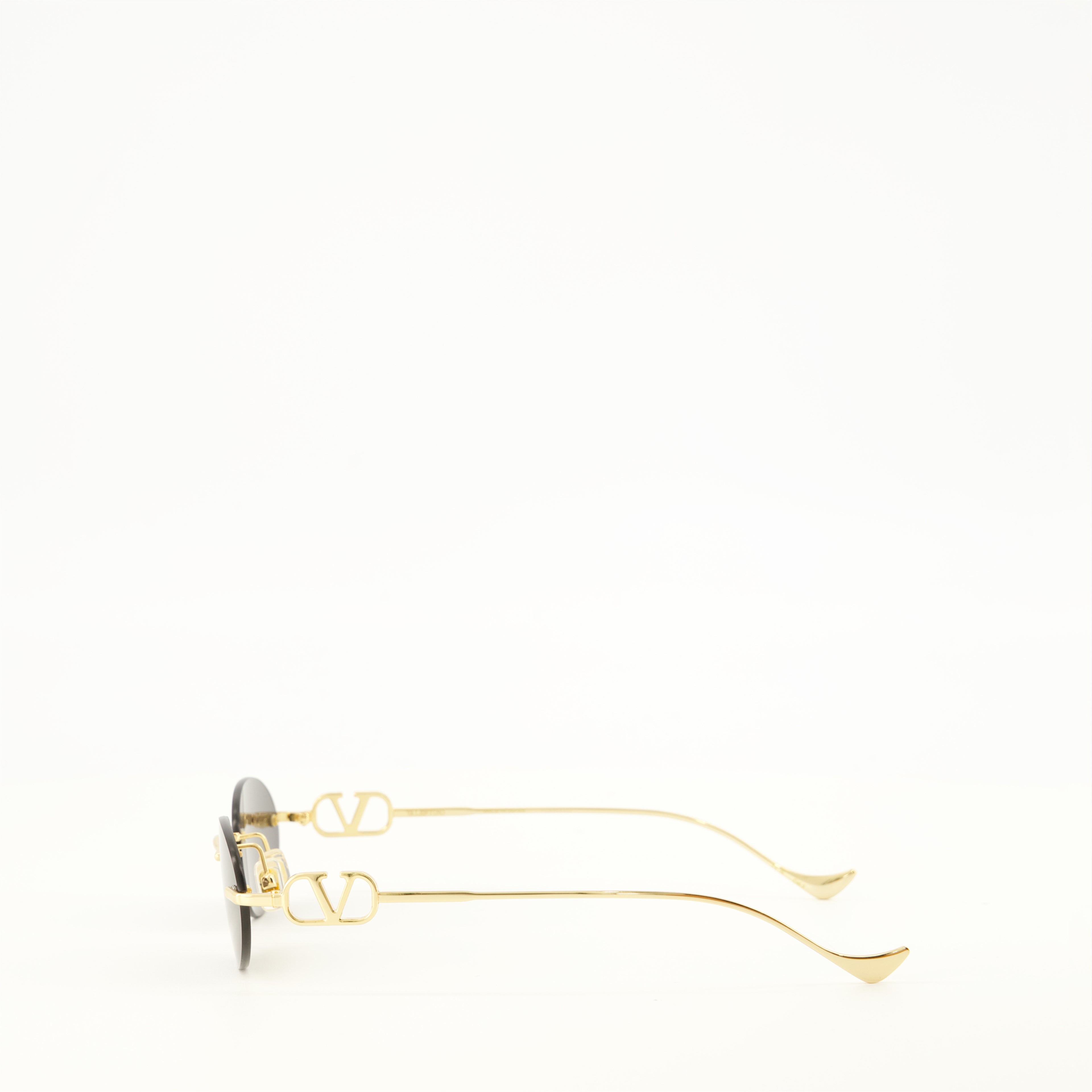 Lunettes Geometric Metal Glasses Valentino Garavani Doré Femme