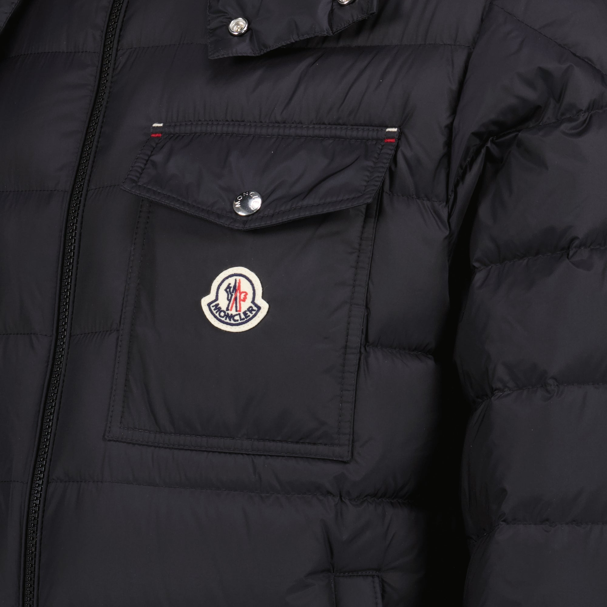 Manteaux Verith Schwarze Pufferjacke Moncler Noir Homme