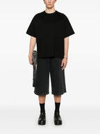 T-shirts T-shirt droit Sacai Noir Homme