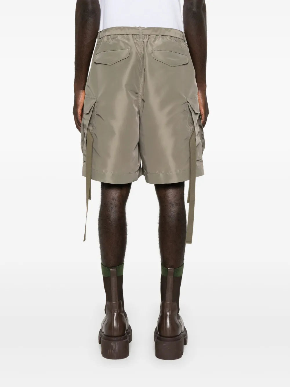 Shorts Nylon Shorts Sacai Khaki Homme