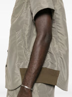 Chemises Chemise en nylon Sacai Kaki Homme