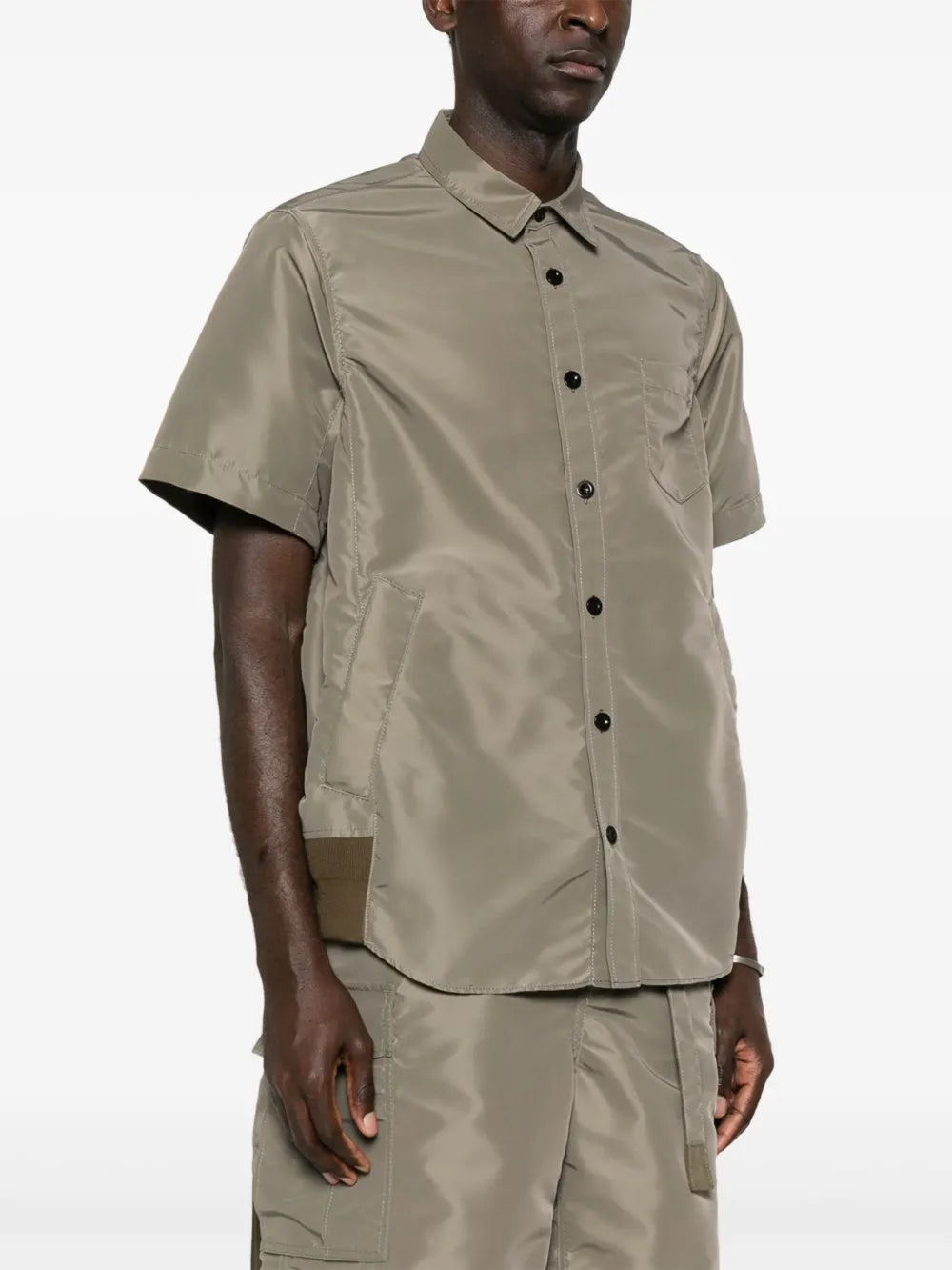 sacai ナイロンシャツ 25SS【Nylon S S Shirt】半袖シャツ sacai sacai ナイロンシャツ 25SS【Nylon S S Shirt】半袖シャツ sacai